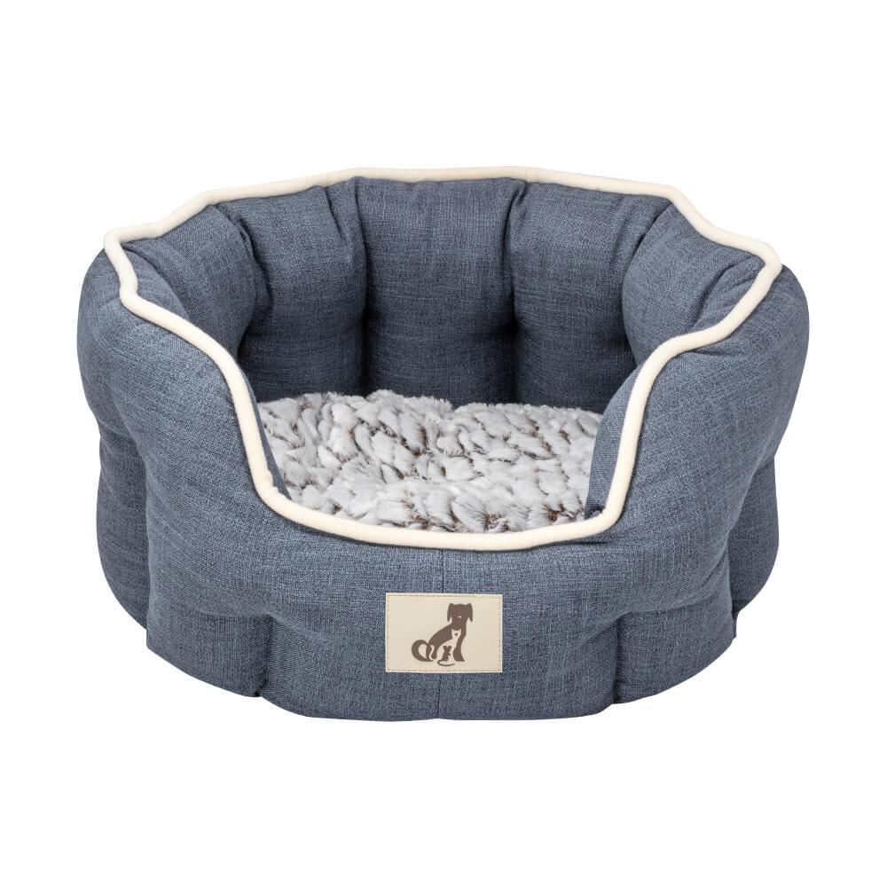 Alfie Blue Soft Dog Bed Size S M L AllPetSolutions