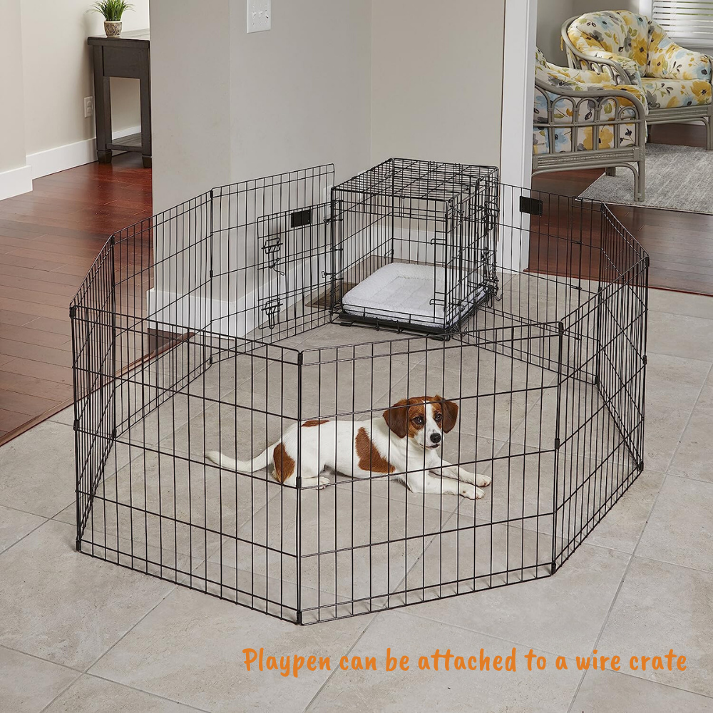 AllPetSolutions Exercise Playpen for Pets 36 inch 91 cm