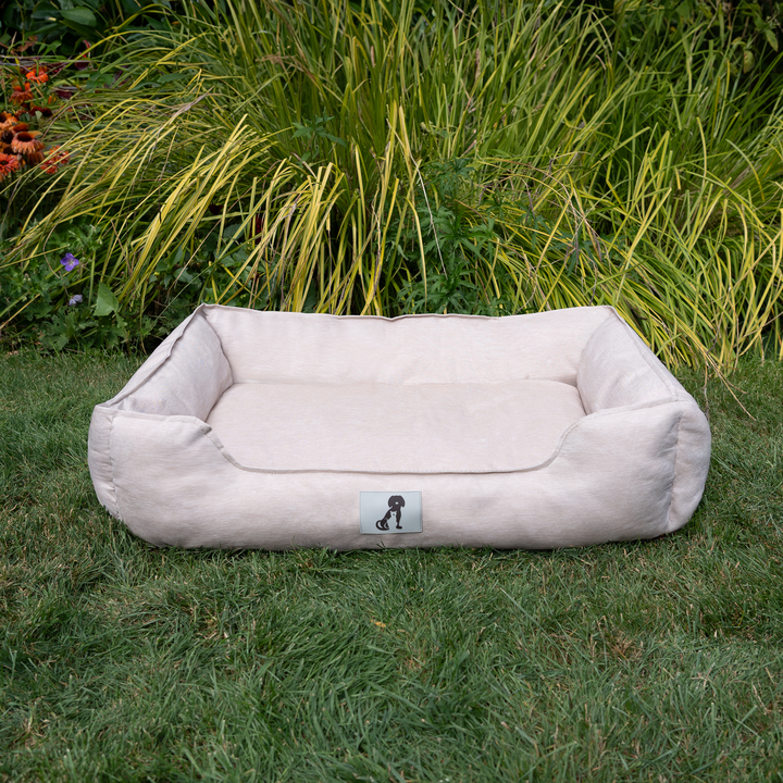 Dexter Waterproof Dog Bed Cream- Size S/M/L