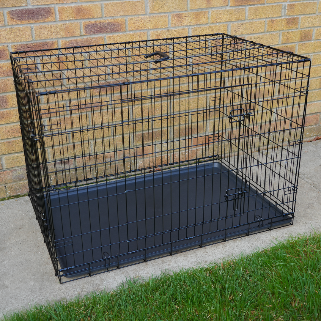 Dog Crate Home Folding Kennel - S - 76L x 53W x 59Hcm