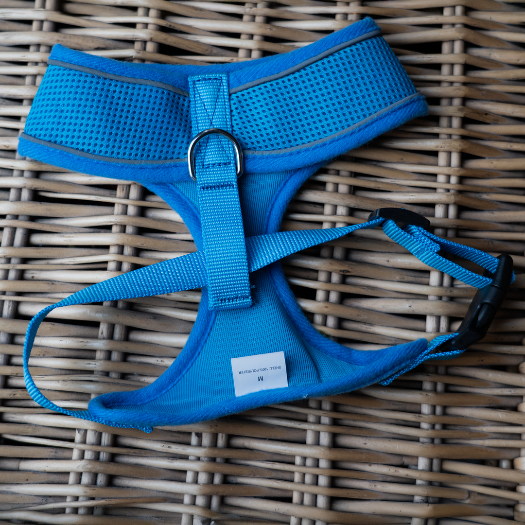 Dog Harness with Reflective Strip in Blue S/M/L/XL