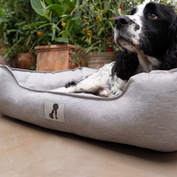 Dexter Waterproof Dog Bed Light Grey- Size S/M/L