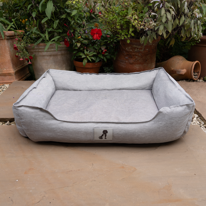 Dexter Waterproof Dog Bed Light Grey- Size S/M/L