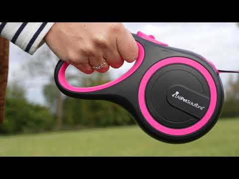 Retractable Dog Lead - Pink 3M / 5M / 8M - 15-50KG